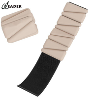Paire de poids réglables pour chevilles et poignets, bracelets lestés en silicone souple, bandes de fitness pour yoga et Pilates