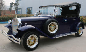 Voiture de golf antique classique Transport spécial électrique Véhicule touristique à piles pour l'extérieur - Product Image 5