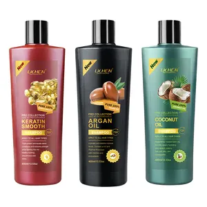 Sulfaatvrije Anti-Roos Shampoo Organische Profesional Argan Kokosolie Keratine Shampoo Fabrikant