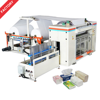 Línea de Producción Automática de Pañuelos Faciales |   Máquina Automática para Fabricar Papel Tisú Facial Interplegado