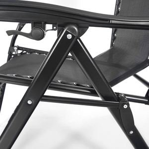 Léger et pliable 168 °   Chaise longue de patio réglable pour l'extérieur, idéale pour piscine, terrasse, camping, lit de camp - Product Image 5