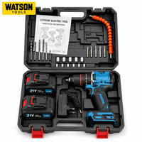 Kit de perceuse sans fil 21V avec 2 batteries, chargeur, mallette de transport et accessoires pour la vente en gros