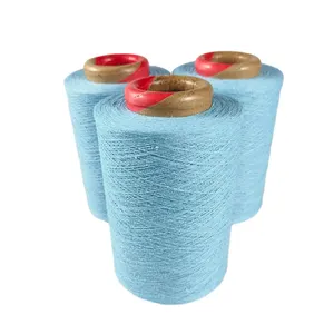 Wholesale ring spun 32S dyed colors combed cotton yarn in stock for socks