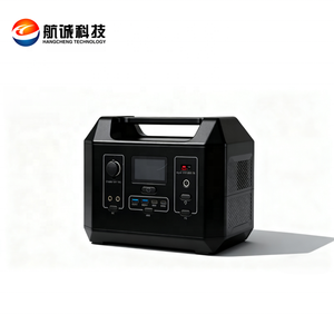 야외 태양 광 발전 순수 사인파 전기 발전기 충전식 Lifepo4 600W 손전등 휴대용 발전소 - Product Image 2