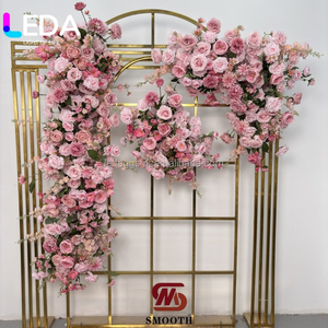 LEDA ของตกแต่งงานแต่งงาน การจัดดอกไม้ ดอกไม้แขวน ดอกไม้ประดิษฐ์สีฟ้าสำหรับงานแต่งงาน - Product Image 1