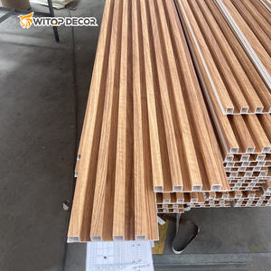 Kapalı dekoratif WPC duvar paneli su geçirmez PVC panjurlar - Product Image 4