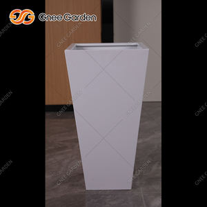 Maceta Cuadrada de Acero Galvanizado de Estilo Americano Tradicional para Exteriores, para Jardín, Centro Comercial o Decoración - Product Image 2