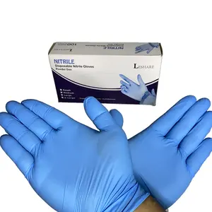 Industrial Dishwashing Kitchen Work Garden Nitrile Free Gloves Malaysia China Supplier