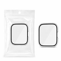 Protection d'écran en verre trempé pour Redmi Watch 6 5 4 Active Lite, coque de protection intégrale à clipser