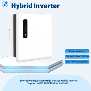 HUAYU Yeşil Enerji IP65 3KW-8KW Tek Fazlı Hibrit Saf Sinüs Dalgası Güneş İnvertörü MPPT Kontrol Cihazı %97,8 Verimlilik 5 Yıl Garantili - Product Image 1