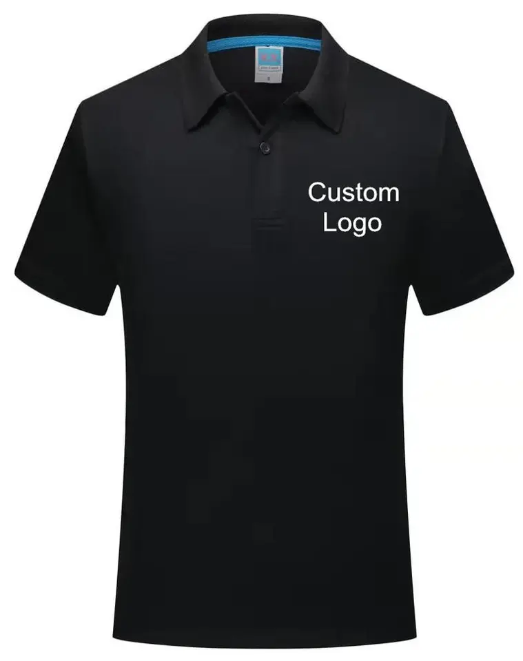 100% Polyester Mens Golf Polo T Áo Sơ Mi Tùy Chỉnh Đồng Phục Ngắn Tay Áo Polo Áo Sơ Mi Với Biểu Tượng Tùy Chỉnh In