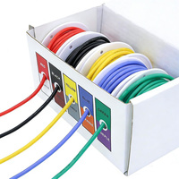 Fil de cuivre nu UL1007 UL1015 etc. pour interconnexion circulaire, AWG16 18 20 22 24, fil PVC multicolore, fil de raccordement, fil électronique isolé