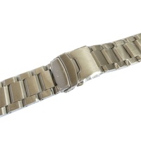 Bracelet de haute qualité avec chaîne à maillons à 3 rangées, personnalisé en acier inoxydable 304 316L solide et épais pour homme, bracelet de montre 18 20 22 24 26 28 30mm