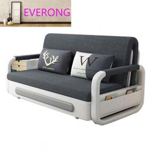 Canapé-lit pliable multifonctionnel et moderne pour petit appartement, avec rangement, à prix abordable - Product Image 4