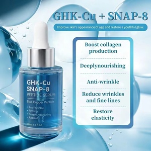 Siero Viso Anti-Età Riparatore Rughe con Complesso Multi-Peptidico GHK-Cu al Rame e <span class=keywords><strong>Acido</strong></span> Ialuronico a Marchio Privato - Product Image 4
