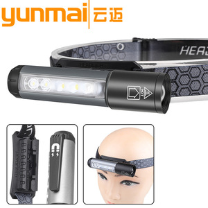 Lampe frontale LED 30W rechargeable avec batterie intégrée 600mAh, super lumineuse, design magnétique rotatif, lumière blanche portable - Product Image 2