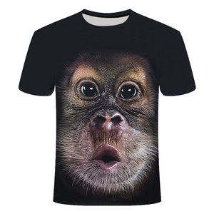 T-Shirt da uomo con stampa 3D t-Shirt con scimmia a manica corta e Design Casual t-Shirt da uomo di <span class=keywords><strong>Halloween</strong></span> - Product Image 5