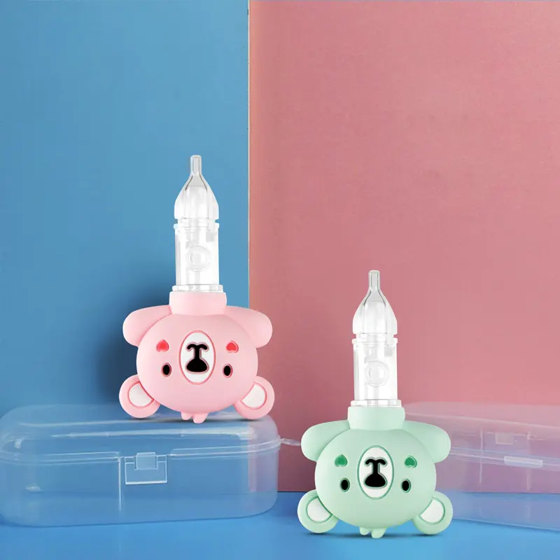 Hot bán buôn New dễ thương mềm Silicone mũi máy hút bụi cho trẻ em của nhãn hiệu rửa mũi cho trẻ sơ sinh