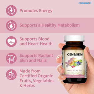 Cápsulas Efervescentes Multivitamínicas y Minerales para Mujeres Adultas, Servicio OEM Flexible de Fábrica, Vitaminas C, D, E, B6, B12, Zinc, Inmunidad - Product Image 2