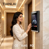 Tuya 5 8 10 inç görüntülü interkom kapı telefonu yüz tanıma IP65 su geçirmez erişim kontrol paneli Villa kapısı için akıllı kullanım