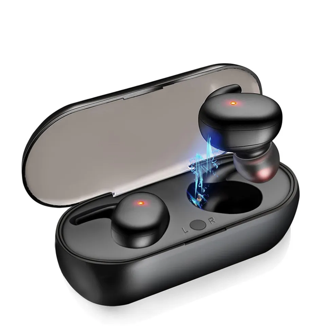Wireless Earbuds Noise Cancelling Black Sports Mini Gaming Earphones Audifonos Audionic In-Ear Stereo Sound Clear Bass Earbuds