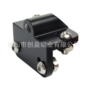 Aluminum Profile Foot Connector Bracket 6000 Series Zinc Alloy Baking Paint Home Improvement Hardware - Product Image 5