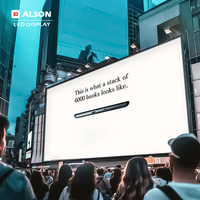 ALSON LED P3 P4 P5 P6 P8 P10 наружная Светодиодная панель экран Полноцветный цифровой рекламный щит для дорожного движения
