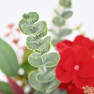 Plantas <span class=keywords><strong>Impatiens</strong></span> artificiales resistentes a la intemperie de 34cm, flores de imitación para exteriores para terraza de jardín y decoración interior del hogar - Product Image 2