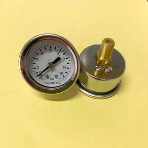 <span class=keywords><strong>40mm</strong></span> 16bar/232psi 공기 압력 게이지 - 스틸 케이스, 후면 장착형 1/4" BSP 나사 - Product Image 3