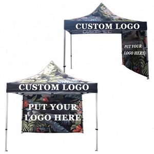 Tente pliante pour exposition intérieure/extérieure, avec logo, 3x3 m, pour camping - Product Image 1