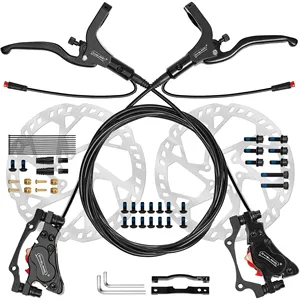 DYSLAND LD4X-300 4-Kolben 2-PIN-Aus- und Ab-Induktionssteuerungssystem für Elektrofahrrad hydraulisches Scheibenbremssystem