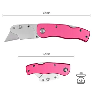 Stainless Steel Knife for Cutting Box Paper Survival Camping Tool EDC Pocket Knife Outdoor Tool Folding Utility Knife