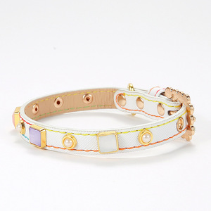 Collares para mascotas de nuevo diseñador, joyería de lujo, collares de cuero para tamaños pequeños, perros, gatos, accesorios - Product Image 5