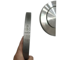 Vanne de retenue à disque unique unidirectionnelle ultra-mince 5 pouces 150 lb en acier inoxydable forgé F316 pour applications industrielles eau, huile, gaz