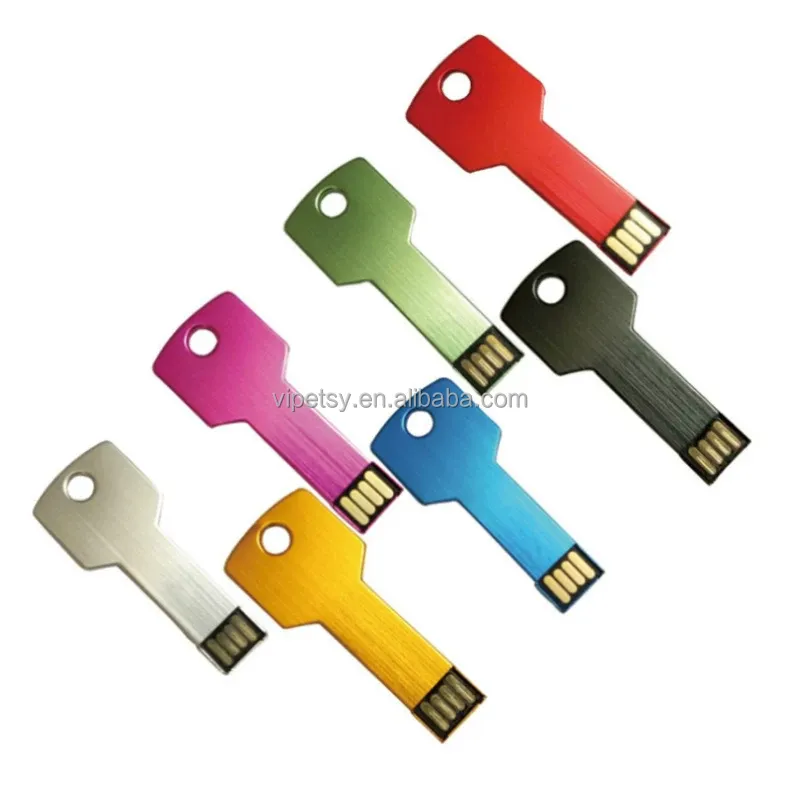 Wholesale Metal USB Memory Stick Key USB 2.0 3.0 Flash Drive Memory Stick Flash Drive Good Gift Storage Disk
