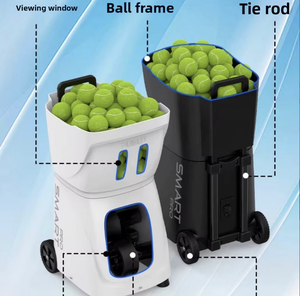 Lanceur de balles de <span class=keywords><strong>padel</strong></span> PT-SMART PRO PUSUN pour entraînement en intérieur et en extérieur avec télécommande via application. - Product Image 2