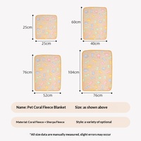 Couverture pour animaux de compagnie en polaire corail personnalisable avec logo, toutes saisons, universelle, lavable, confortable, accessoire de couchage pour animaux