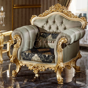 Canapé de luxe haut de gamme, vente vintage, bois massif + ensemble de tissu, chambre antique française - Product Image 1