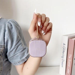 Étui pour écouteurs Galaxy Buds à motif crocodile, coque anti-rayures en TPU+PU avec mousqueton - Product Image 4