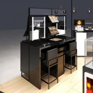 <span class=keywords><strong>Vitrina</strong></span> de Pared para Cosméticos de Alta Gama BX, Exhibidor de Vidrio de Lujo con Luces LED - Product Image 6