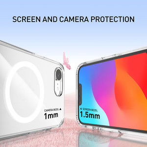 Fundas Transparentes Laudtec de TPU y PC para iPhone 17E Air 17 16 Pro Max, Antigolpes, Magnéticas, con Logotipo Personalizado OEM Sjk1118 - Product Image 4