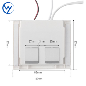 Thông minh Led Gương đôi trái phiếu cảm ứng Dimmer được xây dựng trong cung cấp điện 12 Wát ba màu/màu duy nhất cảm ứng chuyển đổi và defogging chức năng - Product Image 2