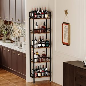 <span class=keywords><strong>Portabottiglie</strong></span> da Vino a 5 Livelli Autoportante o da Parete, Espositore per Bottiglie, Scaffale Organizzatore, Pallet Racking - Product Image 1
