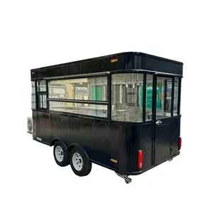 Tam ekipman mobil gıda kamyonu açık mutfak imtiyaz gıda römork gıda kamyon tam mutfak ile donatılmış