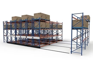 Étagère de supermarché Century United métallique double face à 5 niveaux, légère, à poser au sol, largeur 700/900/1200 mm, profondeur 400/450 mm pour - Product Image 3