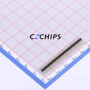 X1311WR-38J-C26D40 Pin Header Bent Lead Through Hole,P=1.27mm Connector 1x38P 1.27mm 1.27mm Pin Header - Product Image 2