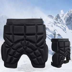 Ski Butt Rembourré <span class=keywords><strong>Crash</strong></span> Pad Impact Shorts Protection pour Snowboard Skateboard Sports Hip Compression Butt Pantalon de protection - Product Image 6