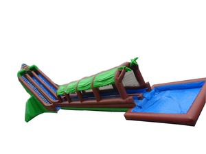 Parc aquatique <span class=keywords><strong>gonflable</strong></span> commercial 2 piscines 30x25x8m <span class=keywords><strong>Jeux</strong></span> aquatiques amusants imperméables Adultes Enfants 500kg Installations de divertissement - Product Image 5