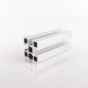 Perfiles de Aluminio Industriales personalizados 4040HD Extrusión estándar nacional 40x40