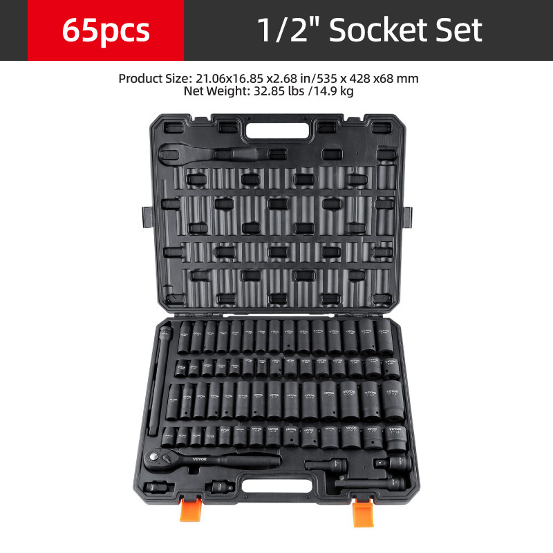 Set di utensili automobilistici da 65 pezzi